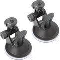 2 Pack Dash Cam Suction Cup Mount with 1/4 Screw Thread Windshield Camera Holder Stand for Car Dashcam GPS Driving DVR Action Camcorder Phone Bracket Video Recorder