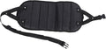 Foot Hammock, Breathable Mesh Travel Footrest for Airplane Office Home, with Anti Tip Structure, Lightweight Portable Design (Black)