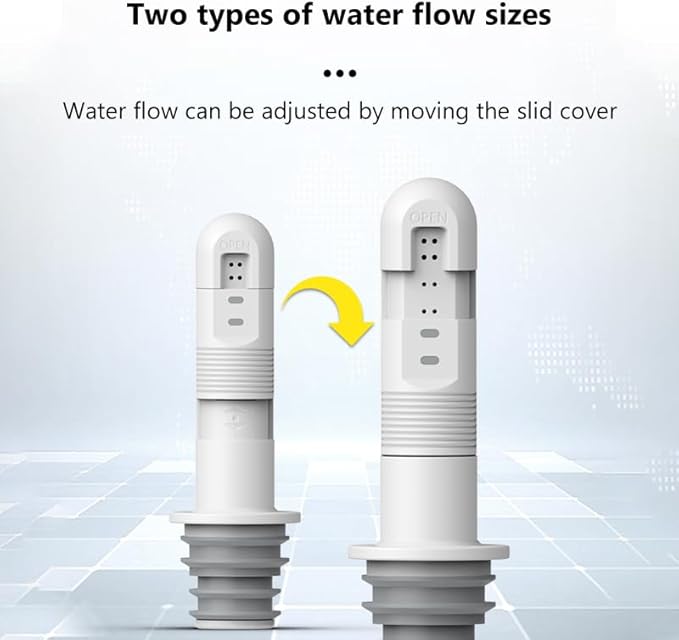 Backpacking Bidet - wower 2 Pack Portable Bidet for Travel, Toilet, or Camping. Compatible with Every Bottle, Portable Shattaf Water Sprayer with 350ml Bottle, Ultralight