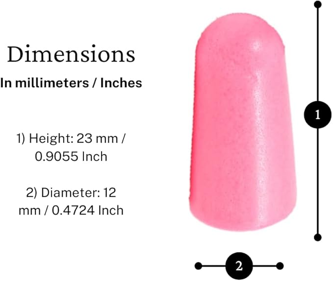 Foam Small Ear Plugs 50 Pair - 30db Disposable Ear Plugs for Noise Reduction Kids Women Children Baby Toddler - Side Sleepers Music Work Airplane Kids Concert Ear Protection Bulk