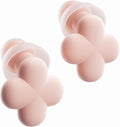 Bloom Ear Plugs for Small Ear Canals – Ultra-Comfy Patented Qufits Tips, Noise Cancelling, Reusable Silicone Earplugs for Sleeping, Study, Travel – Stylish Feminine Design (Blush)