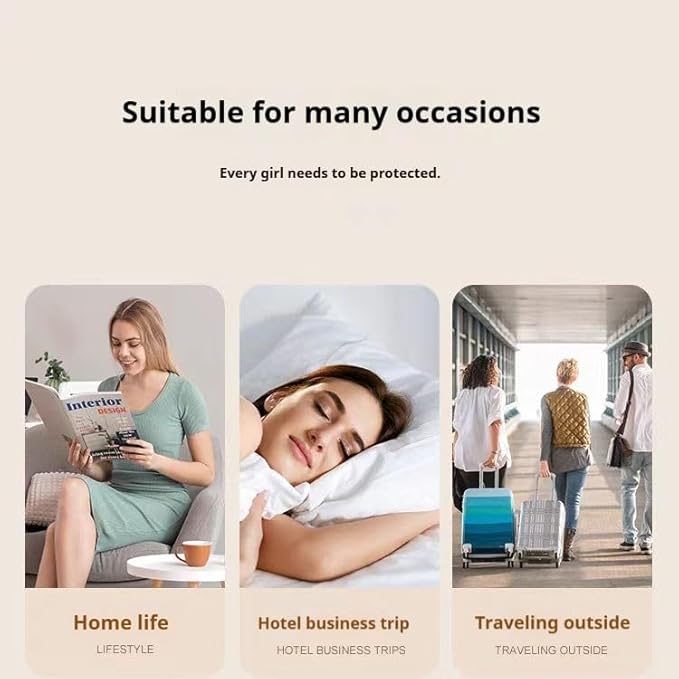 Door Stopper Hotel Portable Door Stopper Girls Safety – Top Door Anti-Wolf Blocking, Door Anti-Locking, Anti-Theft Home Alone Door Stopper