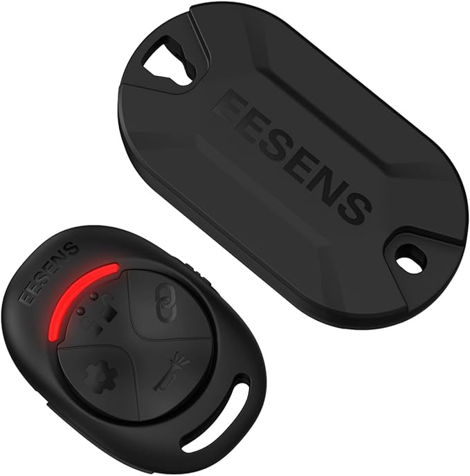 Dual Alert Guardian Alarm System with Alarm Remote -110dB Vibration Siren & 800ft Wireless Theft Alert- Discreet, Tamper & Weather Resistant, Simple Mount for Bike, Motorcycle, Camping, Camera & More