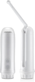 Portable Bidet for Travel 140mL Nozzle 180° Adjustment IPX6 Electric Handheld Bidet for Personal Hygiene Cleaning, Baby Wash, Postnatal Care, Perineal & Hemorrhoid Treatment(NHJ001E)