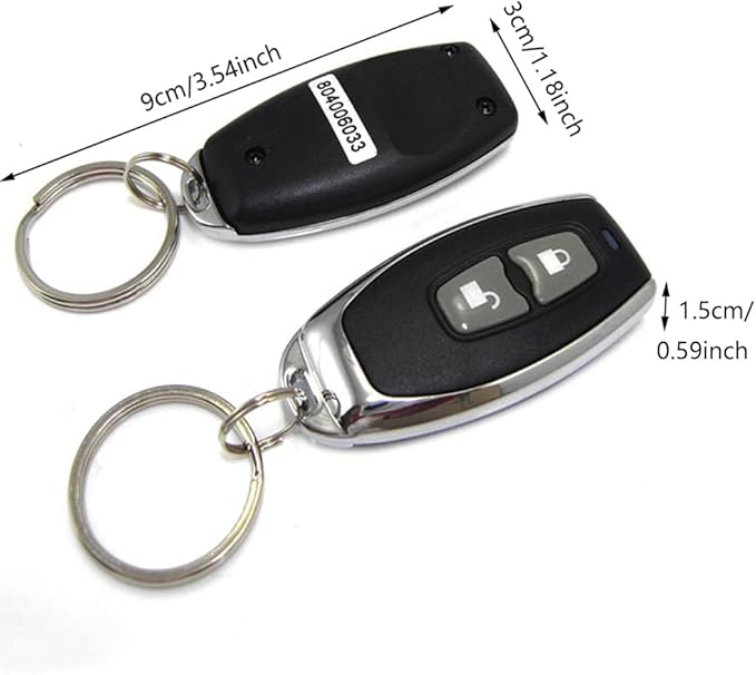 Alarm System for Theft Prevention With Sound, Anti-Theft Security Device With 2 Remote Starts, Universal 12V Loud Horn 120dB 6 Tone 7-Level Sensitivity Car Alarm Siren