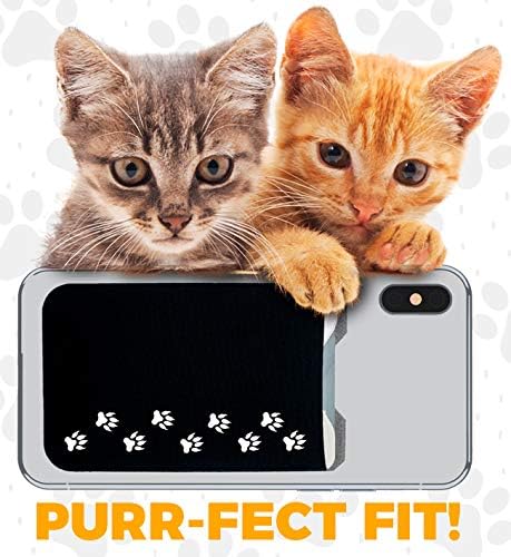 Phone Wallet - Adhesive Card Holder - Cell Phone Pouch - Stick on Lycra Pocket by Gecko - Carry Credit Cards and Cash