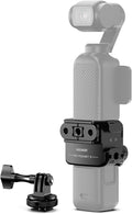 NEEWER Pocket 3 Cage & Action Camera Adapter Compatible with DJI Osmo Pocket 3 and Action 2 Magnetic Mount, Aluminum Alloy Rig with 1/4" Thread and Cold Shoe for Extension Accessories, AC009 Pro
