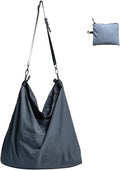 Lightweight Foldable Nylon Crossbody Bag,Compact Polyester Packable Tote,Collapsible Handbag for Travel,Gym,Shopping