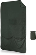 Gravel Layover Travel Blanket – Ultra-Light Compact Blanket for Camping and Outdoor Adventures - Down Alternative Portable Travel Blanket for Layovers & Road Trips (Spruce)