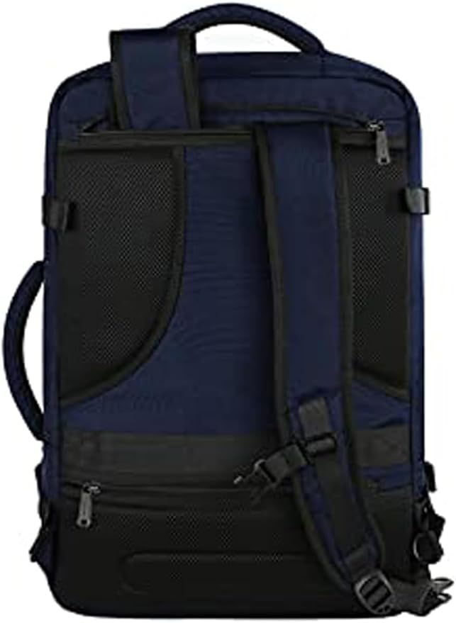 Vancropak 35L Traveling Backpack, Airplane Approved Travel Carry on Bag hand luggage, Water Resistant Lightweight Luggage Suitcase Backpack Overnight Weekender Business Daypack Bag for Men Women, Blue