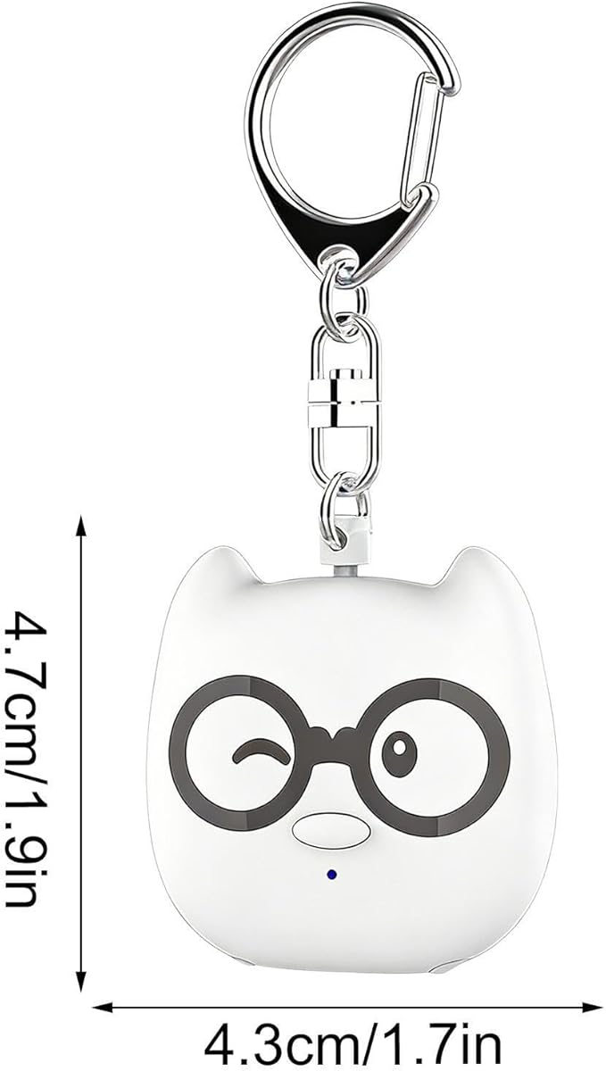 Genérico Safety Alarm | with Light, Cute and Portable Keychain, Safety Alarms for Women to Carry with You | for Men Women Older Travel Camping Hiking Climbing Outdoors