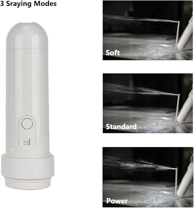 Portable Bidet for Travel, Rechargeable Electric Handheld Bidets with 2 Spray Modes - 400 ML Travel Bidet for Personal Hygiene Cleaning, Postnatal Care