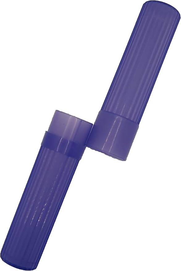 American Comb Toothbrush Holder - Purple, Made in USA, with Ventilation Holes, for Toothbrush Covers, Toothbrush Holder, Toothbrush Soft, Durable Design, Hygienic Bathroom Accessory