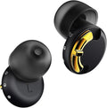 Adjustable Ear Plugs - 3 Noise Cancelling Modes for Concerts, Work, Travel & More, Reusable Hearing Protection with 4 Sizes (XS/S/M/L), Comfortable Ear Plugs for Noise Reduction, Black Gold