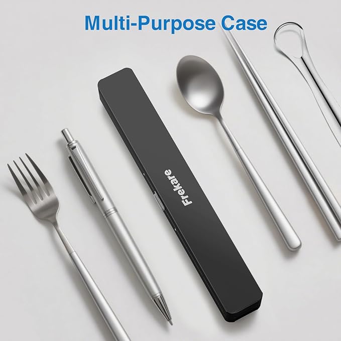 Frekare Toothbrush Travel Case Aluminum, Manual Tooth Brush Holder for Traveling, Portable Toothbrush Container for Bathroom, Camping, Business Trip, School (Black)