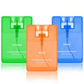 Set of 3 Power Mist Hydrating Hand Sanitizer Spray Bulk Travel Size Quick-drying Hand Sanitizer 0.67 Fl. oz Compact Card Spray Bottle Neroli Ocean Coconut Scent for Adults Summer Party Supplies