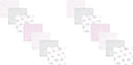 Hudson Baby Unisex Baby Cotton Flannel Receiving Blankets Bundle, Lilac Elephants, One Size (Pack of 2)