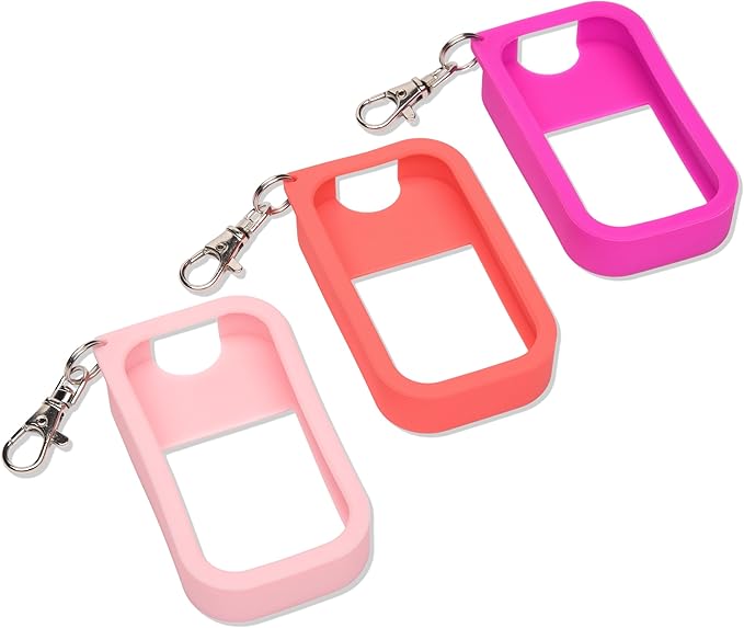 Silicone Case Compatible with Touchland Hand Sanitizer Spray, Power Mist and Glow Mist 1 fl oz