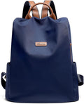 Women's Backpack Purse Nylon Anti-theft Casual Water Resistant Lightweight Small Shoulder Bags 2026 for Travle Cute Fashion Camping Bag for Work Daily Going Out Dackpack Ladies Navy Blue
