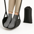 Premium Airplane Foot Hammock for Plane Travel - Ergonomic Foot Rest for Air Travel - Adjustable Leg Rest - Ideal for Long Flight - Comfortable Leg Hammock - Travel Essentials for Airplane Comfort