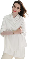 VENVSBEE Shawl Wraps for Women - Soft Silky Lightweight Travel Scarf and Airplane Essentials Accessory