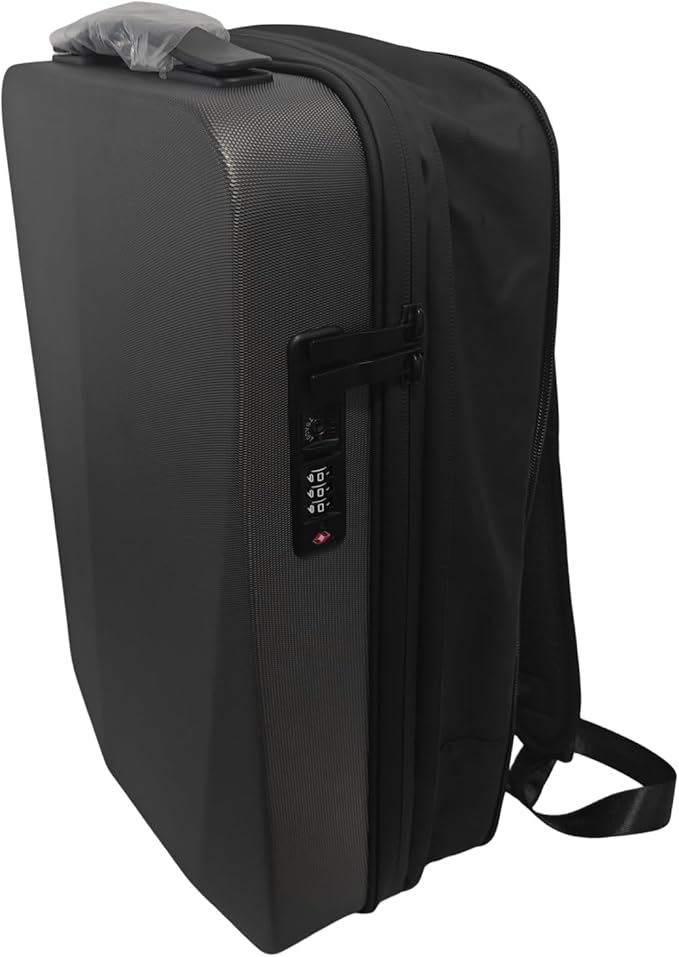 Anti Theft Backpack USB Bag for Men Hardshell Laptop Pack Trip Men's Travel Backpack Password Lock Bookbag (black)