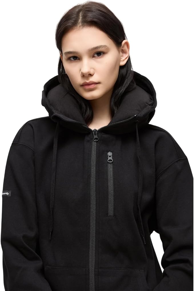 Pillowdy Full Zip Hoodie – Inflatable Built-in Travel Pillow – Comfortable Rest On-The-Go – Perfect for Airplane and Trips