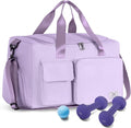 FIORETTO Women's Gym Duffle Bag with Shoes Compartment, 30L Capacity, Ideal for Travel, Gym, Sports, Duffel, Weekender