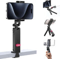 ULANZI MA89 2025 Foldable Airplane Phone Holder Mount, 360° Rotation Airplane Travel Essentials, Long Flight Must Haves Phone Tripod Stand for Flying, Home, Office Travel Gift for Content Creator