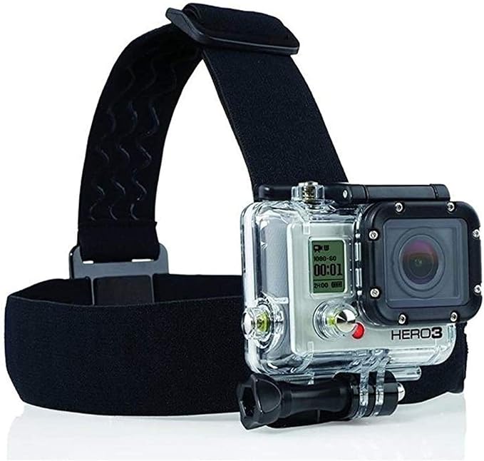 Navitech 8 in 1 Action Camera Accessory Combo Kit with Blue Case - Compatible with Campark Action Camera 4K Action Camera