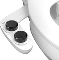 Bidet Attachment for Toilet Seat Water Pressure - Non Electric Bidets Self Cleaning Sprayer - Portable Slim Dual Nozzle Bidet Attachments Toilets - Adjustable Bidets Wash Butt Cleaner for Bathroom