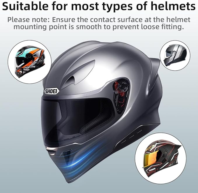 Slide-in Motorcycle Helmet Chin Strap Mount, Quick-Release Motorcycle Helmet Mount Compatible with Go Pro13/12/11/10/9, DJI Action 6/5 Pro/4, DJI Nano, Insta360 ONE R,AKASO/Campark/YI and More