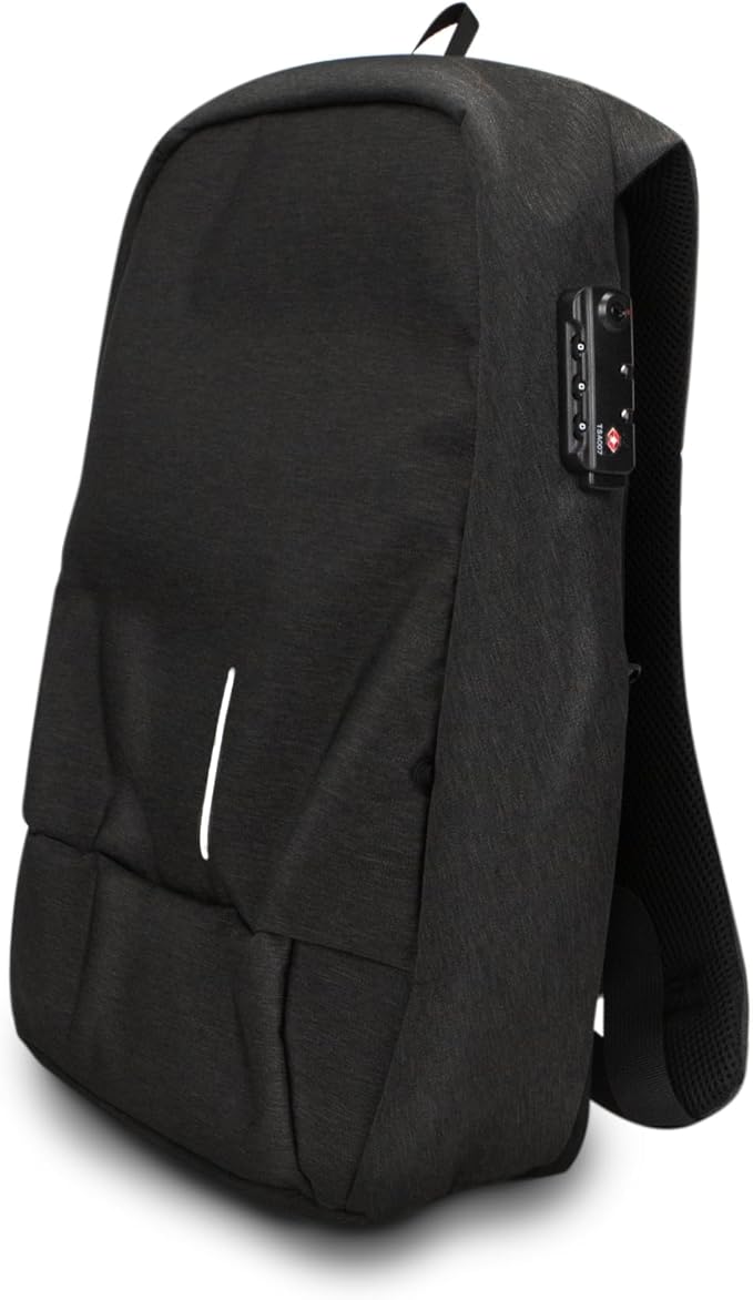 AT&T Essentials 17" Laptop Backpack - School/College Bag with USB Port, TSA Lock, Anti-Theft & Waterproof