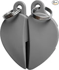 Zipper Clips, Anti Theft Purse & Backpack Zipper Lock, Anti Pickpocket, Outdoor Travel Safety Essentials, 2 Pack, Gray