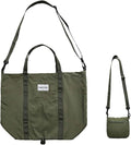 Foldable Travel Tote Bag, Water-Resistant Tote Bag with 3 External Mesh Pockets for Travel, Daily Use, Outdoor
