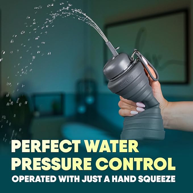 Portable Travel Bidet Bottle – 600ml Foldable Handheld Bidet Sprayer Shattaf| Leak-Proof, Compact & Eco-Friendly Personal Hygiene for Home, Office & Travel