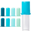 Mrsdry Bottle Covers for Travel, Leak Proofing, Travel Size Container Silicone toiletry sleeves, Leak Locks Travel Accessories for Shampoo Wash Body Bottles and other beauty and personal care(8pcs)