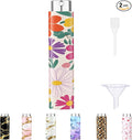 5ml Perfume Atomiser Refillable Bottles Portable Mini Spray Travel Bottle Easy to Refill Empty Atomizer Bottle for Purse Handbag Pocket Luggage,Bright Color (Bohemian pattern 1)