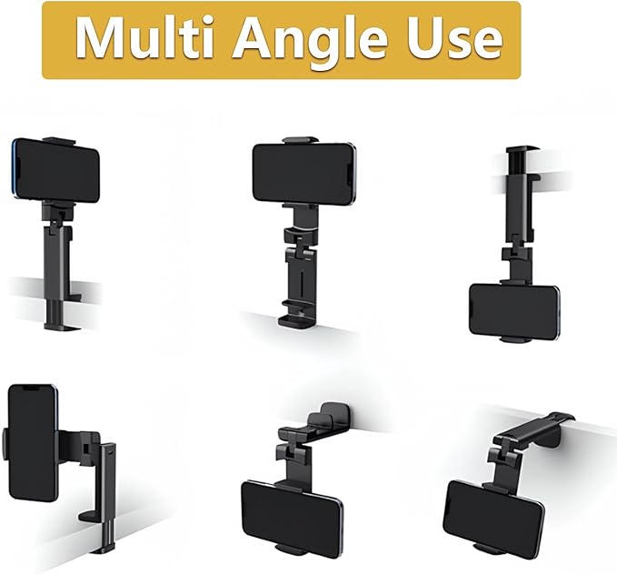 Airplane Phone Holder，Directional Dual 360 Degree Rotation.Airplane Phone Holder,Travel Essential Item, Long-Distance Flight Essential Item，Suitable for 4-7 inch Mobile Phones