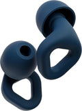 Zenz Unwind Ear Plugs for Sleeping Noise Reduction - Comfy Reusable Soft Silicone Earplugs for Focus, Study, Work - 8 Pair Eartips in XS/S/M/L - 27dB Hearing Protection with Storage Case - Lagoon navy