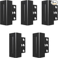 Greatalent 5Pack Home Security Door Reinforcement Lock Childproof, Door Locks for Kids Safety, Door Lock Latch Stopper for Front Door Inside Top of Door, Aluminum Construction Finish