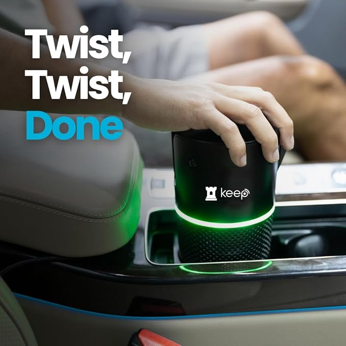 Keep Car Alarm - 4G/LTE, Anchoring Anti-Theft & Break-in Deterrent, GPS, Motion Sensing (PIR/Radar), 1080p Pictures & Video, 120dB Sound and Flashing Bright LEDs