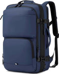 BAGOK Carry On Travel Backpack, 35L-40L Expandable Extra Large Airline Approved,Lightweight Daypack for Men and Women（Blue）
