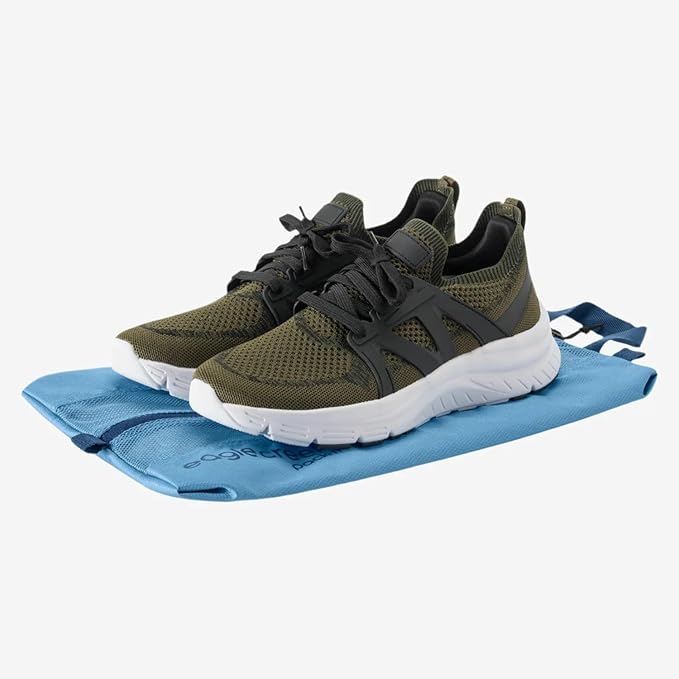 Eagle Creek Pack-It Reveal Shoe Sack - Breathable Shoe Storage Sack for Optimizing Luggage Space - Quick-Drying Material - Lightweight - Washable - Ventilated - Blue Dawn