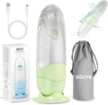 Portable Bidet for Travel Mini Handheld Bottle-Ready Jet Sprayer, Type-C Rechargeable with Gentle & High-Pressure Modes, On-The-Go Camping Toilet Hygiene for Women, Men & Babies（Green）
