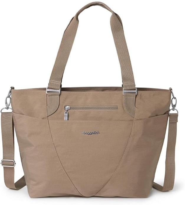 Baggallini Avenue Tote - 12x18 Laptop Tote Bag for Women - Lightweight Work Travel Carry On Bag