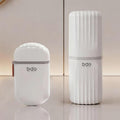 Toothbrush Travel Case & Travel Soap Holder Dish Tray Set of 2, Portable Clear Toothbrush Holders with Cover Leakproof Bar Soap Holder for Traveling School Camping Business Bathroom