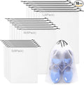 Shoe Bags For Travel Cruise Essentials Vacation Essentials Waterproof Dustproof Clear For Men Women 3 Sizes 18 Pack