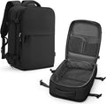 coowoz Black Travel Backpack For Women Men Airline Approved,Carry On Backpack,Large Hiking Backpack Waterproof Outdoor Sports Rucksack Casual Daypack Fit 15.6 Inch Laptop Backpack College Backpack