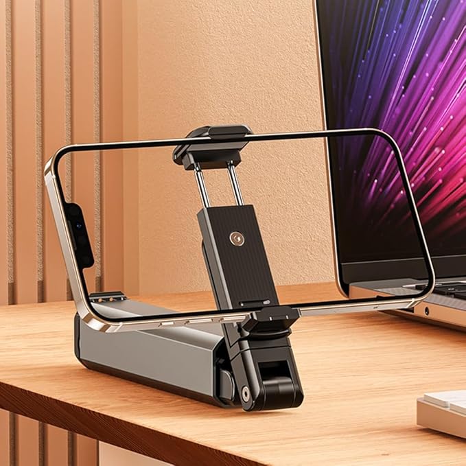 Portable Airplanes Phone Holder, Travels Essential Phone Mount 360 Adjustable Handsfree Phone Stand for Flying,Table